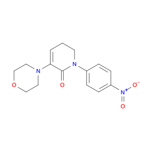 3-(4-Morpholinyl)-1-(4-nitrophenyl)-5,6-dihydro-2(1H)-pyridinone