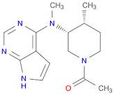 3-PiperidinaMine, 1-acetyl-N,4-diMethyl-N-1H-pyrrolo[2,3-d]pyriMidin-4-yl-, (3R,4R)- (9CI)