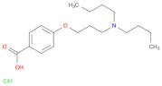 4-[3-(Dibutylamino)propoxy]benzoic acid hydrochloride