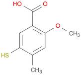 5-mercapto-2-methoxy-4-methylbenzoic acid