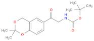 CarbaMic acid, [2-(2,2-diMethyl-4H-1,3-benzodioxin-6-yl)-2-oxoethyl]-, 1,1-diMethylethyl ester