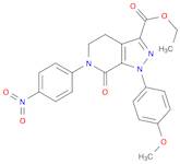 4,5,6,7-Tetrahydro-1-(4-methoxyphenyl)-6-(4-nitrophenyl)-7-oxo-1H-pyrazolo[3,4-c]pyridine-3-carb...