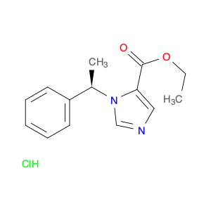 ethyl (R)-1-(1-phenylethyl)-1H-imidazole-5-carboxylate monohydrochloride