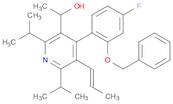 4-[4-Fluoro-2-(phenylmethoxy)phenyl]-α-methyl-2,6-bis(1-methylethyl)-5-(1-propen-1-yl)-3-Pyridinem…