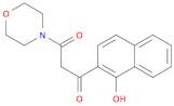 1-(1-hydroxynaphthalen-2-yl)-3-Morpholin-4-ylpropane-1,3-dione