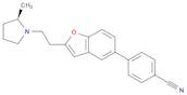 (R)-4-(2-(2-(2-METHYLPYRROLIDIN-1-YL)ETHYL)BENZOFURAN-5-YL)BENZONITRILE