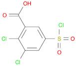 2,3-Dichloro-5-(chlorosulfonyl)benzoic acid