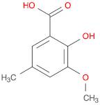 2-hydroxy-3-methoxy-5-methylbenzoic acid