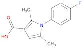 1-(4-FLUORO-PHENYL)-2,5-DIMETHYL-1H-PYRROLE-3-CARBOXYLIC ACID