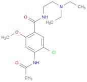 4-(acetylamino)-5-chloro-N-[2-(diethylamino)ethyl]-2-methoxybenzamide