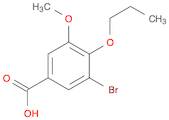 3-Bromo-5-methoxy-4-propoxybenzoic acid