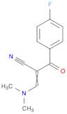 2-(4-FLUOROBENZOYL)-3-(DIMETHYLAMINO) ACRYLONITRILE