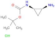 tert-butyl N-[cis-2-aminocyclopropyl]carbamate;hydrochloride