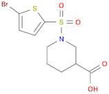 1-[(5-BROMOTHIEN-2-YL)SULFONYL]PIPERIDINE-3-CARBOXYLIC ACID