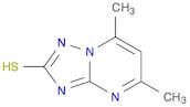 5,7-DIMETHYL[1,2,4]TRIAZOLO[1,5-A]PYRIMIDIN-2-YLHYDROSULFIDE