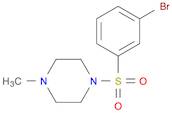 1-(3-BROMOPHENYLSULFONYL)-4-METHYLPIPERAZINE