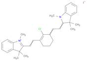 2-[2-[2-CHLORO-3-[(1,3-DIHYDRO-1,3,3-TRIMETHYL-2 H-INDOL-2-YLIDENE) ETHYLIDENE]-1-CYCLOHEXEN-1-YL]…