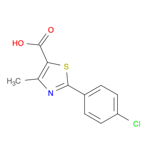 2-(4-CHLOROPHENYL)-4-METHYL-1,3-THIAZOLE-5-CARBOXYLIC ACID