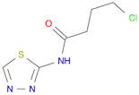 4-chloro-N-(1,3,4-thiadiazol-2-yl)butanamide