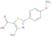 2-(4-METHOXYPHENYL)-4-METHYL-1,3-THIAZOLE-5-CARBOXYLIC ACID