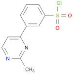 3-(2-METHYL-4-PYRIMIDINYL)BENZENESULFONYL CHLORIDE