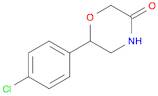 6-(4-CHLOROPHENYL)-3-MORPHOLINONE