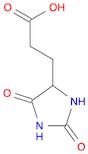 3-(2,5-dioxoimidazolidin-4-yl)propanoic acid