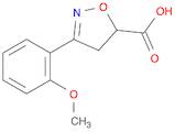 3-(2-Methoxyphenyl)-4,5-dihydroisoxazole-5-carboxylic acid