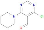 4-CHLORO-6-PIPERIDINO-5-PYRIMIDINECARBALDEHYDE