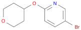 5-Bromo-2-(tetrahydropyran-4-yloxy)pyridine