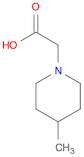 1-Piperidineaceticacid,4-methyl-(9CI)