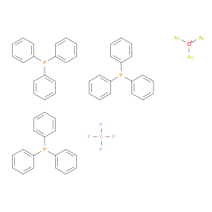 Tris[triphenylphosphinegold(I)]oxonium tetrafluoroborate