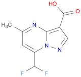 7-(difluoromethyl)-5-methylpyrazolo[1,5-a]pyrimidine-3-carboxylic acid