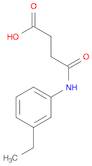 Butanoic acid, 4-[(3-ethylphenyl)amino]-4-oxo- (9CI)