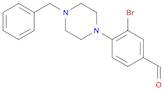 4-(4-BENZYL-1-PIPERAZINO)-3-BROMO-BENZALDEHYDE