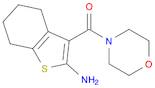 3-(morpholin-4-ylcarbonyl)-4,5,6,7-tetrahydro-1-benzothiophen-2-amine