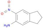 6-NITRO-2,3-DIHYDRO-1H-INDEN-5-YLAMINE