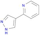 Pyridine, 2-(1H-pyrazol-4-yl)- (9CI)