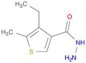 3-Thiophenecarboxylicacid,4-ethyl-5-methyl-,hydrazide(9CI)