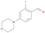 2-FLUORO-4-(N-MORPHOLINO)-BENZALDEHYDE