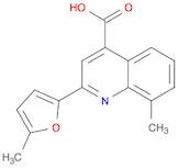 8-METHYL-2-(5-METHYL-2-FURYL)QUINOLINE-4-CARBOXYLIC ACID