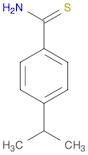 4-ISOPROPYLBENZENECARBOTHIOAMIDE