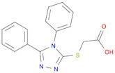 2-((4,5-Diphenyl-4H-1,2,4-triazol-3-yl)thio)acetic acid