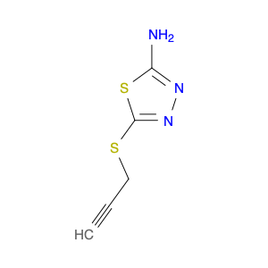 5-(2-propynylsulfanyl)-1,3,4-thiadiazol-2-ylamine