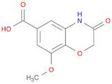 8-methoxy-3-oxo-3,4-dihydro-2H-1,4-benzoxazine-6-carboxylic acid