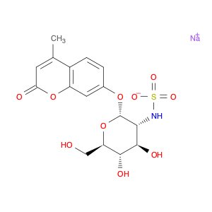 4-Methylumbelliferyl 2-sulfamino-2-deoxy-α-D-Glucopyranoside (sodium salt)