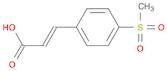 (2E)-3-[4-(METHYLSULFONYL)PHENYL]PROPENOIC ACID