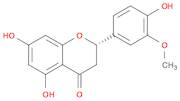 4H-1-Benzopyran-4-one,2,3-dihydro-5,7-dihydroxy-2-(4-hydroxy-3-methoxyphenyl)-, (2S)-