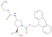 (2R,4S)-4-Alloc-aMino-1-FMoc-Pyrrolidine-2-carboxylic acid