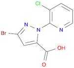 3-BroMo-1-(3-chloropyridin-2-yl)-1H-pyrazole-5-carboxylic acid